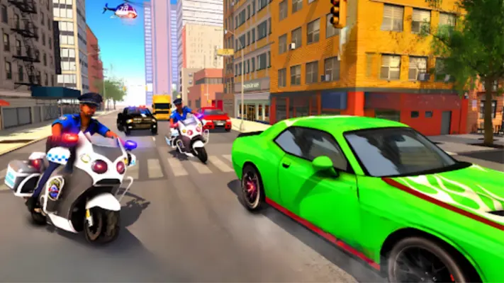 Police Moto Bike Mafia Chase android App screenshot 3